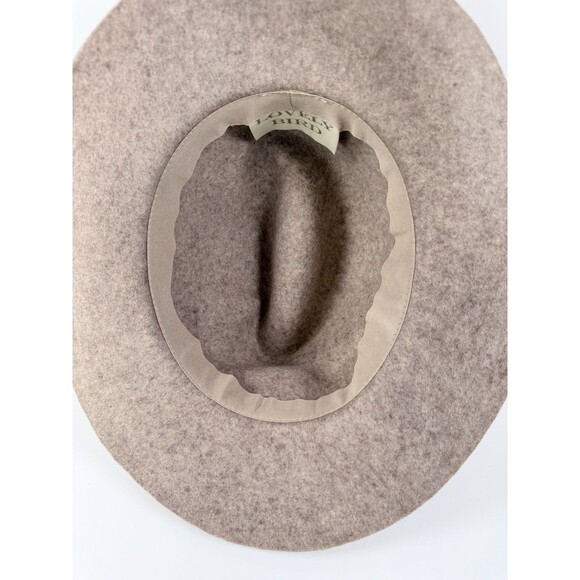 Lovely Bird Beige Wool Fedora Braid Trim Hat Oatmeal Tan Festival Heritage Indie main image 5